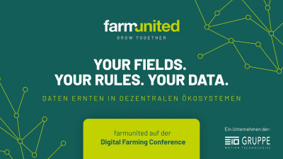 Fachvortrag auf der Digital Farming Conference in Berlin: Your Fields. Your Rules. Your Data.