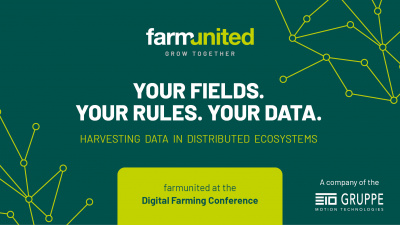 柏林数字农业讨论会（Digital Farming Conference）专题演讲 你的领域，你的规则，你的数据。